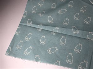 Poplin - mint med "milk" karton